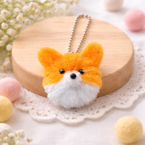 Handmade Cute Fox Keychain