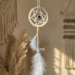 Macrame Mini Dreamcatcher - Car Chimes